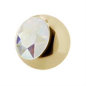 24k gold plated jewelled ball