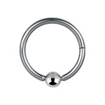 Hinged bcr clicker ring