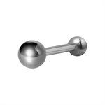 Titanium one side internal barbell