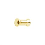 24k gold plated internally threaded double flared tunnel