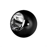 Black steel jewelled replacement ball