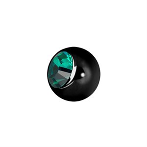 Black steel jewelled replacement ball