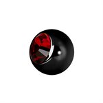 Black steel jewelled replacement ball