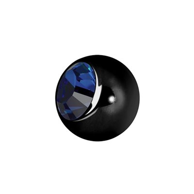 Black steel jewelled replacement ball