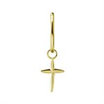 18k gold plated CoCr cross charm for clicker