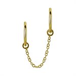 24k gold plated connecting chain for clicker