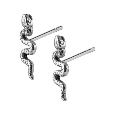 Boucles d'oreilles avec des serpents