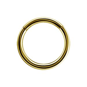 18k gold hinged segment clicker