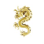 18k gold internal dragon attachment