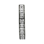 Gun metal steel jewelled hinged clicker ring