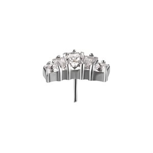 CoCr internal threadless jewelled tapper fan attachment