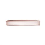 18k rose gold plated CoCr rook clicker with square profile