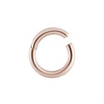 18k rose gold hinged segment ring