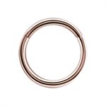 18k rose gold hinged segment ring