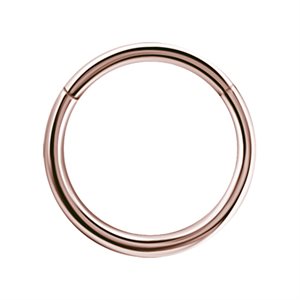 18k rose gold hinged segment ring