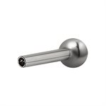 Titanium one side internal barbell stem