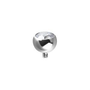 Titanium internal ball with premium zirconia