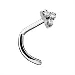 Titanium internal nosescrew with jewelled trinity attachment