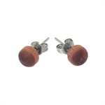 Cherry wood earrings